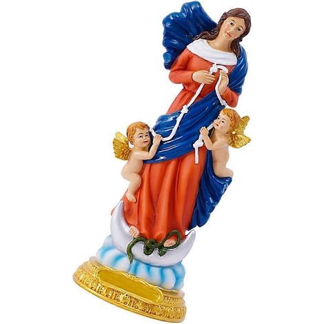 Statuette décorative de la Vierge Marie en résine, cadeau attentionné pour la fête des mères (1/4)