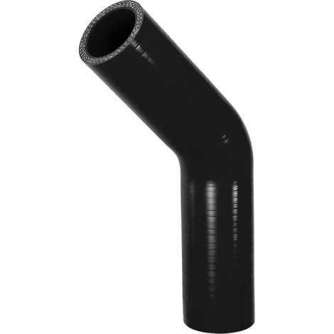 Tuyau En Silicone Noir 1 Pièce Pour Voiture 32mm 45° (1/5)