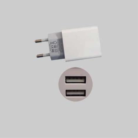 Caricatore usb da parete 2,4a - 2 usb (1/2)