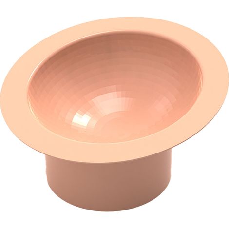 Elevated Cat Bowl 15 Degree Beveled 6.3in Diameter Pressure Relief Sturdy Plastic Raised Cat Bowl for Pet Indoor,pink