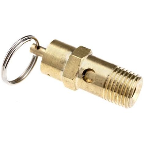 Create idea Soupape de sécurité 1/4" BSP Compresseur d'air Détecteur de pression 145PSI 10BAR à laiton