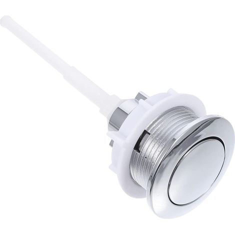 Bouton de toilette rond de remplacement, 1 pièce, bouton de réservoir d'eau, interrupteur de toilette durable, toilettes (1/5)