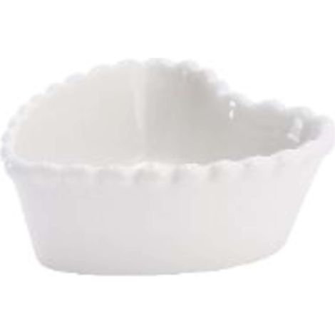 1 Pezzo Ciotola da Cucina in Ceramica Forma Cuore 11,5 x 11,5 x 4 cm