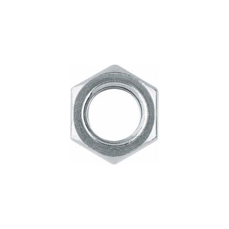 TUERCA METRICA DIN-934 HEXAGONAL ZINCADA 6 MM (20 UNIDADES) - BZ934ZM06