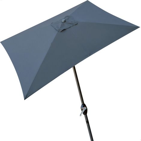 Parasol Aktive Antracita Aluminio Ø 4,8 cm 300 cm (1/5)