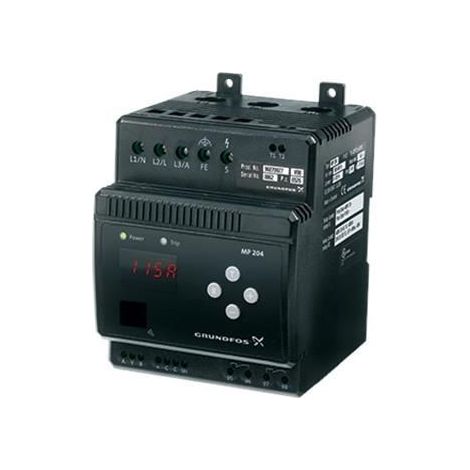 Grundfos Motorvollschutz MP 204 Pumpenüberwachung Trockenlaufschutz SP 96079927 (1/5)