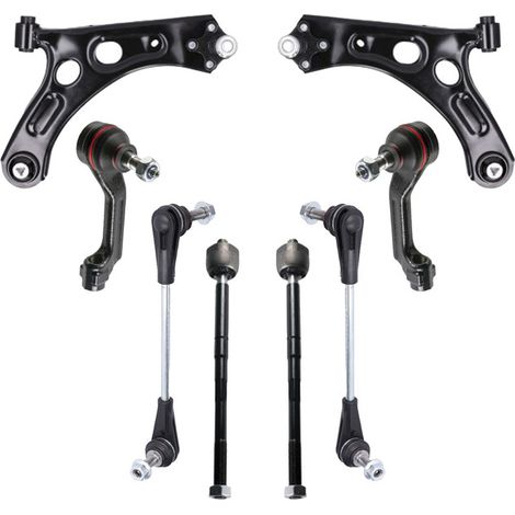 KIT BRACCIO OSCILLANTE 8 PEZZI COMPATIBILE CON OPEL CORSA F (P2JO) 1.5 (68) / Kit Sospensione Completo OE/OEM / Bracci Oscillanti + Testine Sterzo / Sostituzione Diretta OEM