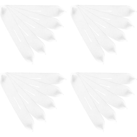 Lot de 20 housses de cintres antidérapantes en mousse (1/5)