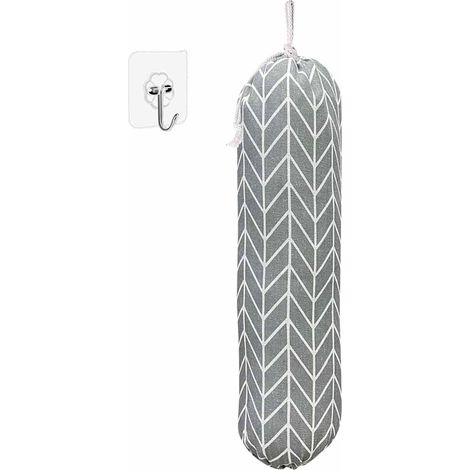 Organisateur de sacs en plastique, support de rangement suspendu, boîte de rangement lavable pour sacs en plastique, collecteur de sacs en plastique pliable (1/5)