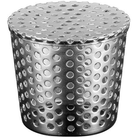 Filtre de descente de gouttière, protège-gouttière en acier inoxydable de 11 × 9 cm, couvercle de gouttière conique ajouré, empêche le blocage (1/5)