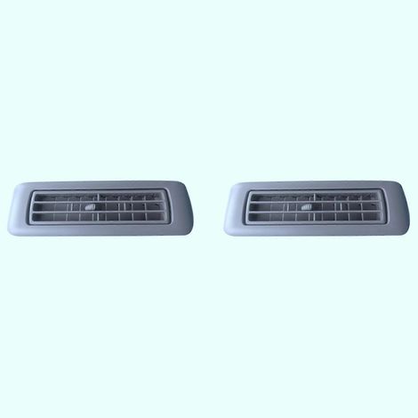 grilles d'aération de toit pour la climatisation arrière 63601-48011-E0 pour Toyota Highlander 07-14, buse de sortie d'air latérale, grise 6360148011 (1/5)