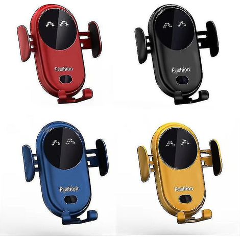 Chargeur sans fil intelligent pour voiture, support de téléphone portable avec capteur automatique (1/5)