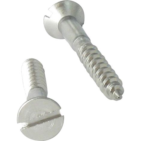 Vis bois Tête fraisée Fendue 5X35 Inox A4-1 pièce (1/4)