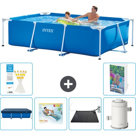 Rechteckiger Frame Pool - 260x160x65 cm - 7-teilig S70