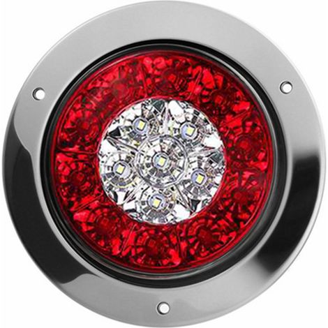 Lot de 2 feux arrière LED pour remorques, clignotants, feux arrière pour camions, remorques et caravanes. Rendez votre véhicule plus sûr et plus moderne (1/5)