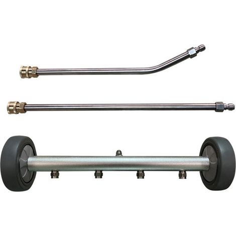 Limpiador de chasis de alta presión de 16 pulgadas, pulverizador de chasis con 4 boquillas, limpiador de coches de 4000 PSI con lanzas rectas y angulares. (1/5)
