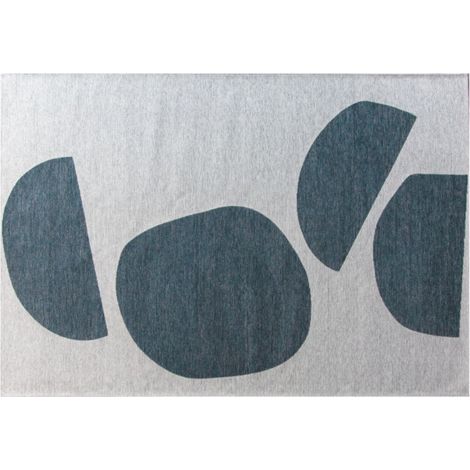 Tapis rectangulaire en coton formes géométriques 155x230 - MYLEY (1/3)