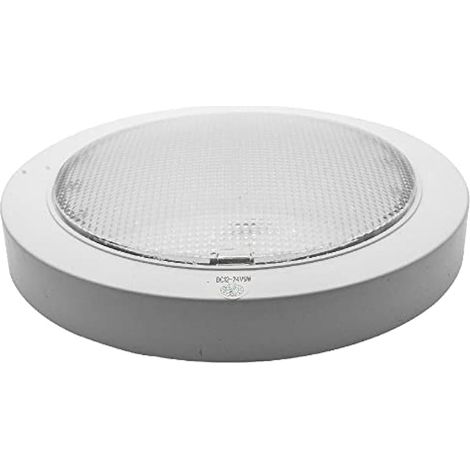 Spots LED d'éclairage intérieur pour camping-car, caravanes et bateaux - Blanc chaud - Interrupteur marche/arrêt / Ampoules 12 volts (1/3)