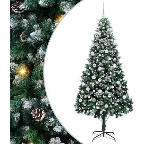 Albero di Natale artificiale con 300 LED Verde 210 cm vidaXL (1/5)