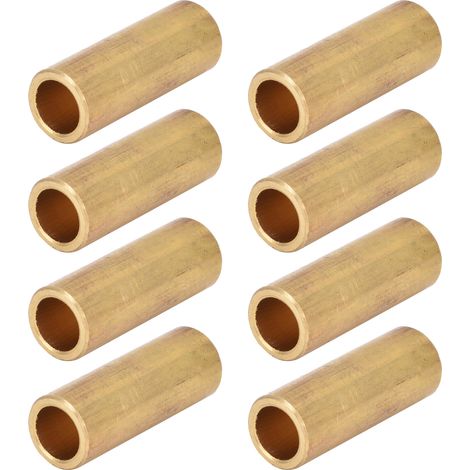 8 bagues autolubrifiantes en laiton, alésage 8mm, diamètre extérieur 11mm, longueur 30mm, pour équipements électriques
