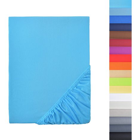 Offerta speciale NatureMark Lenzuola in microfibra a un prezzo vantaggioso Molte misure e colori di marca (120x200 cm, turchese)... (1/5)