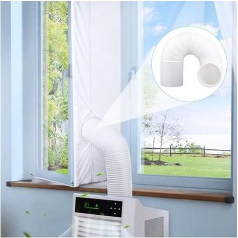 Tuyau de Vidange Flexible PVC 300 cm Diamètre 15 cm Renforcé Anneau Acier Drainage Efficace Climatiseurs Portables -KZQ (1/5)