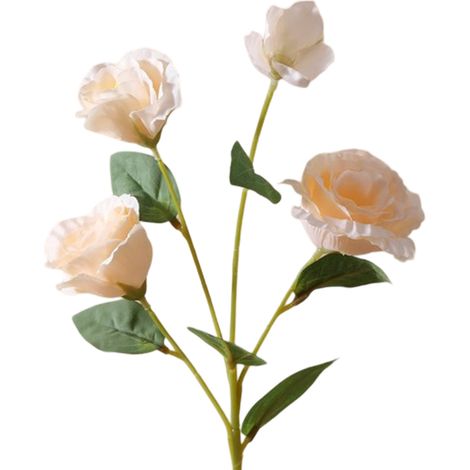 Lot de 4 fleurs artificielles de champagne pour décoration de table (1/4)