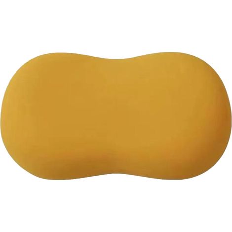 Oreiller cervical ergonomique en mousse à mémoire de forme, soutien de la nuque, oreiller profilé pour soulager les douleurs cervicales et des épaules, gingembre-AquaForge