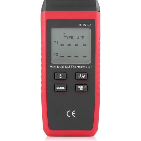 Thermomètre numérique à thermocouple – type K/J – contact – écran LCD – Uni T – UT320D (1/5)