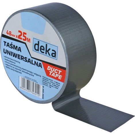TAŚMA UNIWERSALNA KLEBEBAND SILBER 48MM25M - D-300-0032