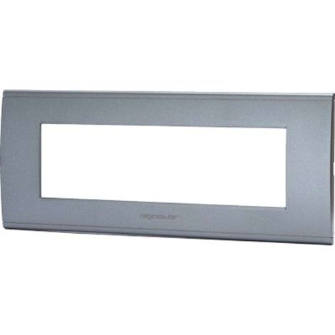 PLACCA COPRIFRUTTI ABL - GRIGIO SCURO POSTI 7 MM 208X85 - 8 Pezzi