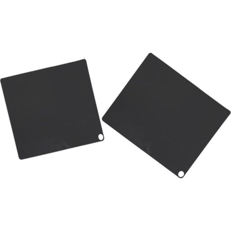 Tapis de protection en silicone en 2 pièces pour plaques à induction, antidérapant et CHABERLU (1/5)