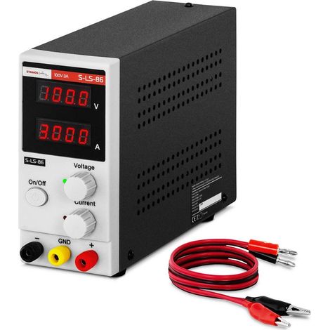 Fuente de alimentación de laboratorio - 0-100 V - 0-3 A CC - 300 Watts 140000419 (1/3)