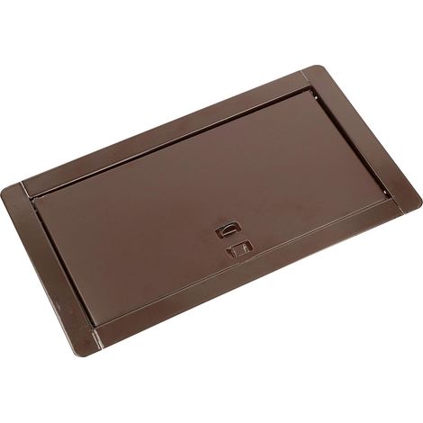 Porte de cheminée 13 x 26 cm Marron (1/5)
