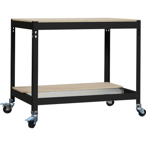 Mesa de Trabajo SIMONWORK con Ruedas BT 0 1500 antracita/madera