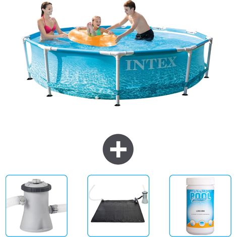 Piscine Intex Cadre Rond - 305 x 76 cm - Inclus Accessoire CB80 (1/5)