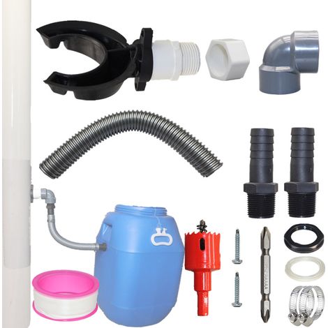 Coude universel pour collecteur d'eau de pluie 70-110