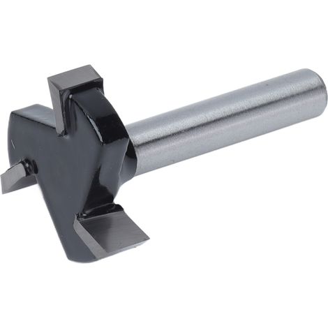 Fraise à rainurer et à sertir multifonctionnelle à 3 arêtes en forme de T avec coffret de rangement pour fraiseuses CNC, rainurage et sertissage, noir. (1/5)