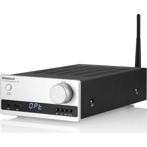 Amplificateur Numérique Bluetooth DAC : Amplificateur Stéréo Domestique, Lecteur U-Disk avec Télécommande (1/5)