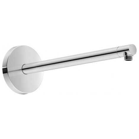 Bras de douche DU L385mm rond, noir mat