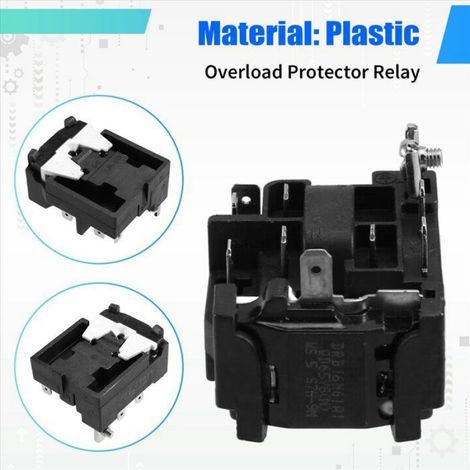 Relais De Protection - QP3-22A - Pour Compresseur Réfrigérateur - 22 A - Noir - 1 Pièce (1/5)