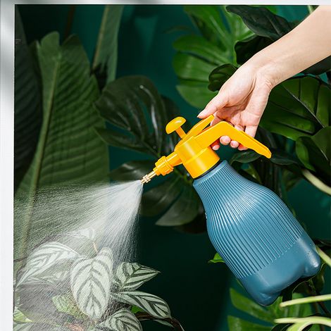 1500-ml-Gartensprühflasche, auslaufsichere Drehdüse, Sprühgerät mit großer Sprühfläche, blauer Wassersprüher (1/3)