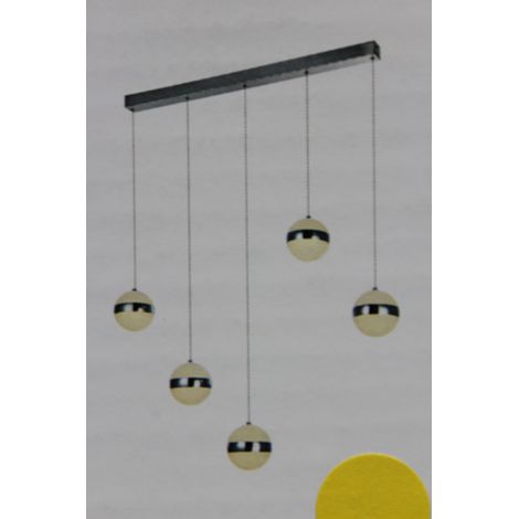 [NEUWERTIG] B-Ware Lindby Maryte Led Pendelleuchte Lampe Leuchte Pendelleuchte 40 W Ip20 Fünfflam306