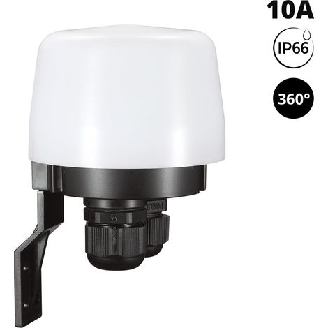 Sensor Crepuscular De Pared - 360º - 10A - IP66