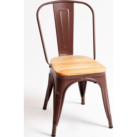 Packs Sillas Comedor - Pack 6 Sillas Torix Madera Natural - Marrón (1/5)