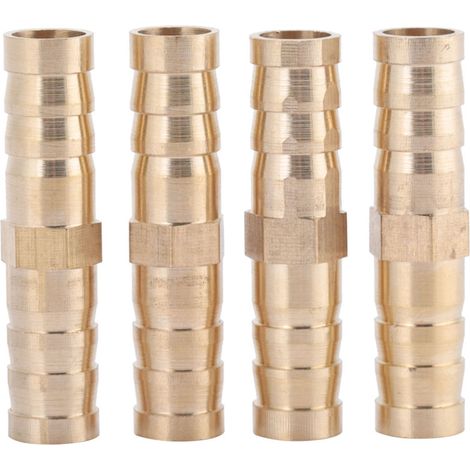 Raccord Réducteur Barb Adaptateur Tube en Cuivre (6mm-8mm, 4 pièces) - Tuyau Hydraulique Réduction Haute Précision Kit Professionnel (1/5)