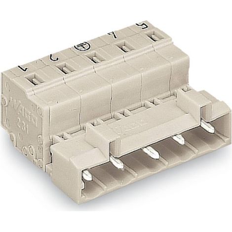 [NEUWERTIG] Wago Stiftleiste 2080 Polzahl Gesamt 5 Rastermaß 7.50 Mm Stecker Steckverbinder B-Ware