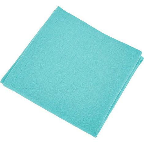 Serviette en coton à l'unité - Bleu turquoise
