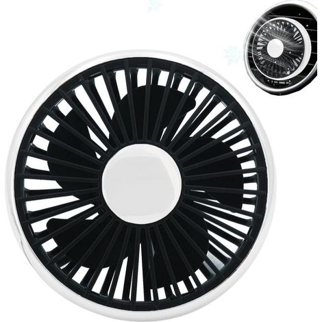 Ventilateur Voiture USB Refroidisseur D'Air 3 Vitesses réglable (1/5)