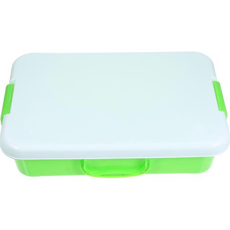 Bac à sable portable avec couvercle, petit jouet compatible avec boîte de rangement (1/3)